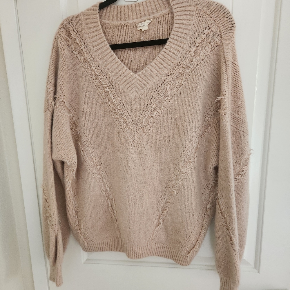 V-neck sweater